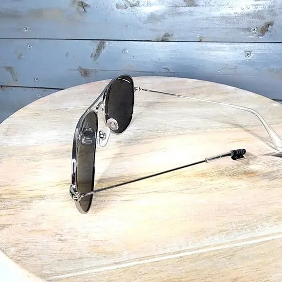 Steve Madden Gray Polarized Aviator Sunglasses New - Picture 7 of 8